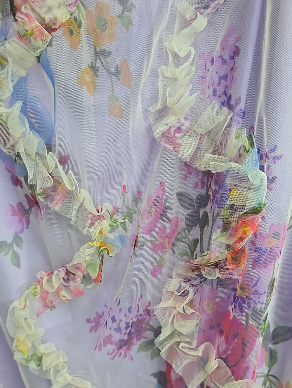 Elegant Romantic Ruffle Off Shoulder. - Picture 7 of 7